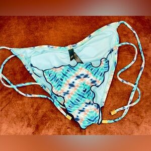 Vix Paula Hermanny ruched cheeky side-tie bikini bottoms